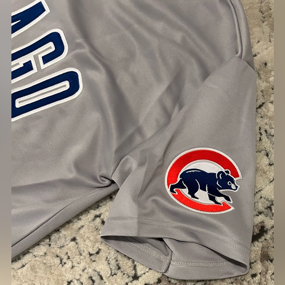 Majestic Authentic Chicago Cubs Ryne Sandberg #23 Gray MLB Jersey Men’s Sz XL - Picture 6 of 7